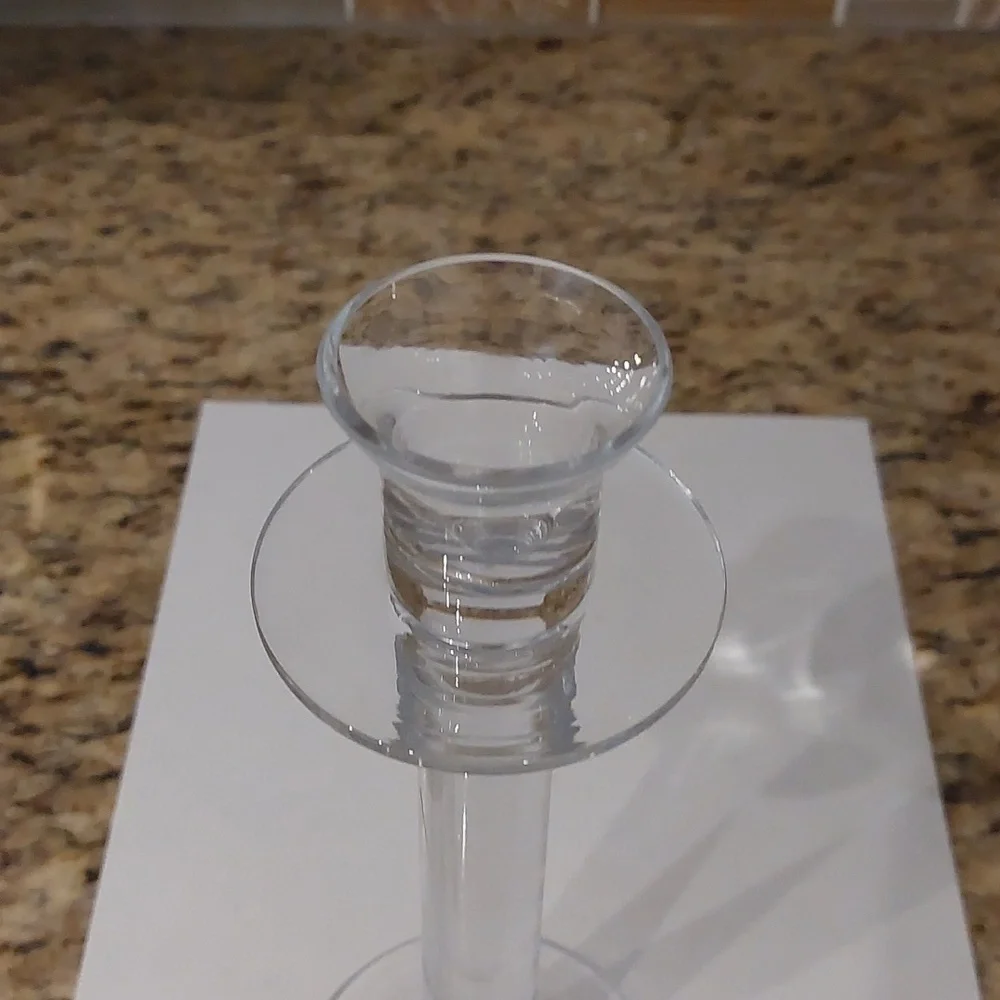 Candlesticks glass holders - Picture 3 of 5